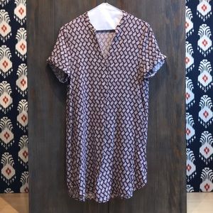 Purple patterned H&M shirt dress